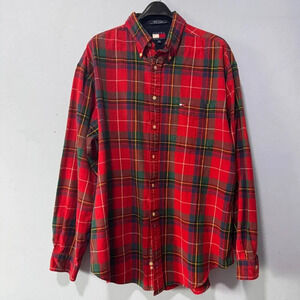 Tommy Hilfiger‎ mens size  XL red/green plaid